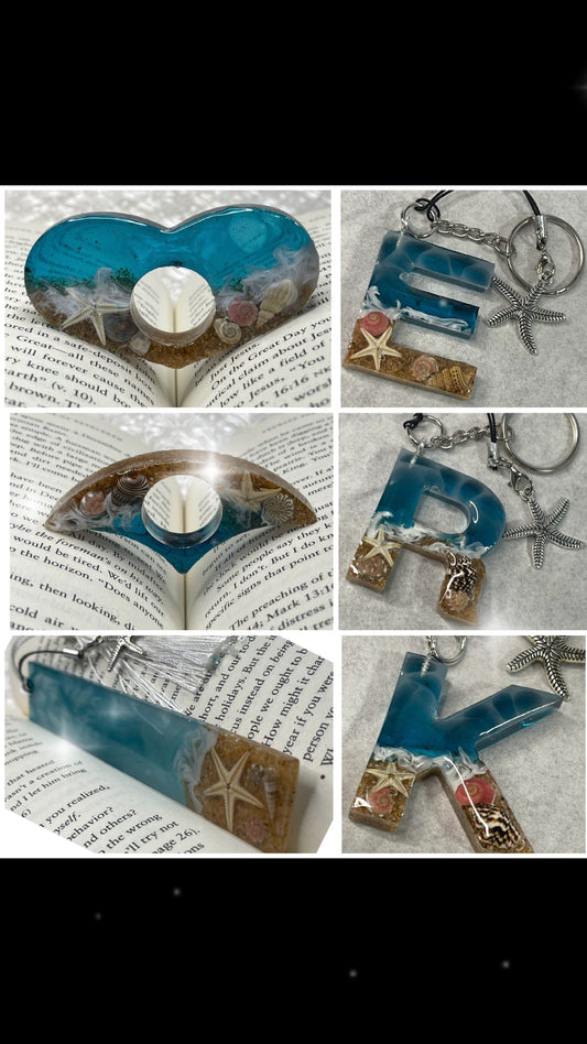 Ocean Waves Beach Vibes Book Page holder