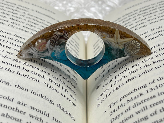 Ocean Waves Beach Vibes Book Page holder