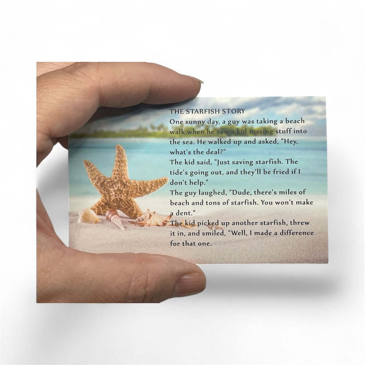 Ocean Beach Vibes Alphebet Letter Keychain w/Thank you card