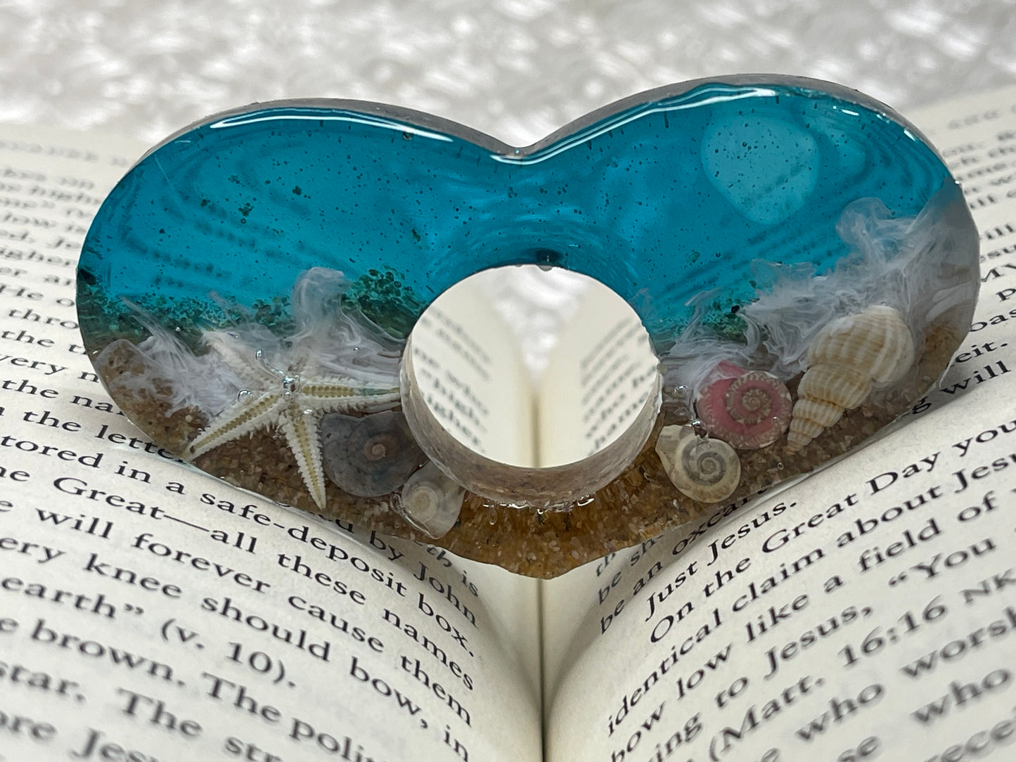 Ocean Waves Beach Vibes Book Page holder